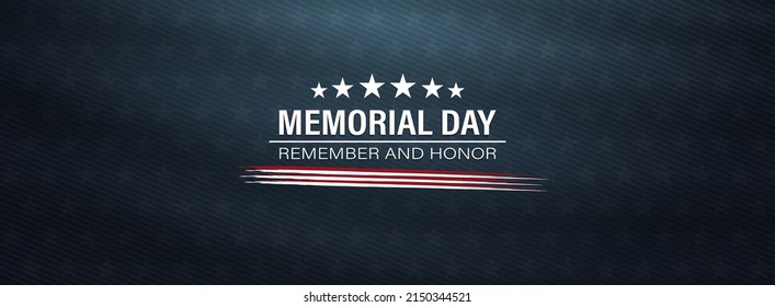 memorial day grunge background,united states flag, with remember and honor posters, modern design vector illustration