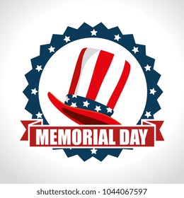 memorial day with hat usa