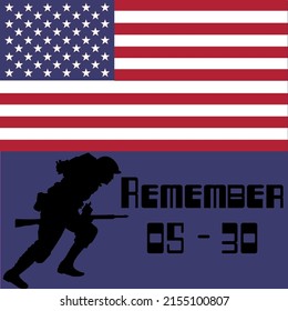 memorial day honnor remember soldier