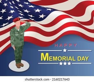 Memorial Day is an important day in the United States. that the American people will remember the American soldiers who sacrificed their lives for the nation (America)