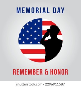 memorial day lettering vector. suitable for card, banner, or poster