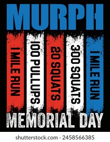 Memorial Day Murph  Workout Cross Fitness Fun T-shirt Tank Top, 4th of July shirt, Veteran Shirt, USA Army Memorial Day, Remembering The Heroes
