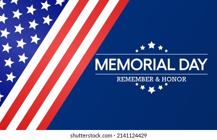 Memorial Day is observed each year in May. it is a federal holiday in the United States for honoring and mourning the military personnel who have died in the performance of their military duties.