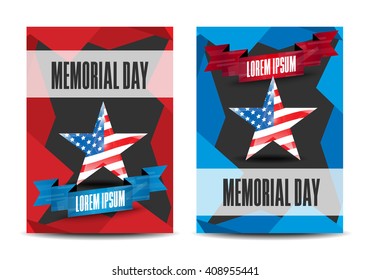 Memorial day patriotic flayer