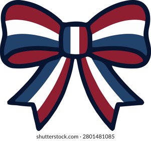 Memorial Day Patriotic Gift Wrap Ribbon Vector
Presents beautifully crafted patriotic ribbon bow artwork featuring prominent tricolor stripes. Captivating tones incorporate deep maroon crimson red alongside clean crisp white plus rich navy blue shades gracefully. Thick dark contours outline each curved fold perfectly, enhancing visual depth seamlessly for creative graphic designers seeking high quality holiday assets online. This versatile illustration suits numerous festive celebrations globally including American Independence Day, French Bastille commemoration, Dutch national events, or international athletic competitions. Crafters can utilize the digital element across diverse marketing media materials like greeting cards, promotional banners, party invitations, merchandise printing layouts effortlessly. Vibrant symmetry delivers stunning aesthetics suitable background embellishment, gift package adornment, website web headers. Enhance upcoming seasonal projects instantly using gorgeous bold vector clipart containing smooth stroke detailing today. Download spectacular ceremonial knot imagery right away to elevate flyers, decorations, scrapbooks, hobby ideas magnificently. Moreover, content creators obtain fabulous template options whenever constructing unique patterns. Every single collection component yields fantastic rendering capabilities, providing excellent value directly. Purchase splendid triumphant trimmings safely. Buyers receive pristine source configurations immediately, ensuring wonderful exhibition output. Select fine yearly emblems now.
