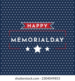 Memorial Day Poster Background Vector, Remember and honor
