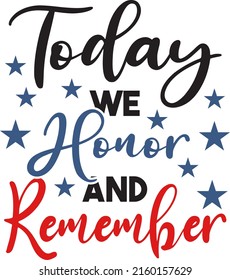 Memorial Day Print Patriotic Quotes Illustration Stock Vector (Royalty ...