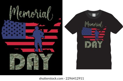 Memorial Day proud military U.S. t shirt design premium vector. Some gave all. Graphic fully vector editable and file ready to print. hero military soldier. Typography,poster,any print item.