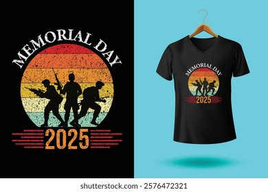 Memorial Day proud U.S. military premium vector t shirt design. All gave some. Fully editable vector graphic and print ready file. military soldier hero. suitable for t shirt, poster, any print item