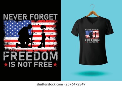 Memorial Day proud U.S. military premium vector t shirt design. All gave some. Fully editable vector graphic and print ready file. military soldier hero. suitable for t shirt, poster, any print item