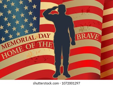 Memorial day. Remember and honor