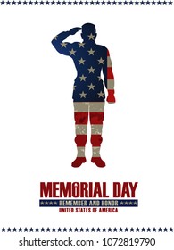Memorial day. Remember and honor