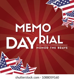 Memorial day remember and honor