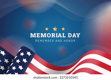 Memorial Day - Remember and Honor  background
