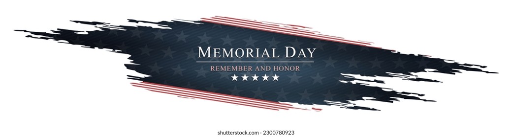 memorial day remember and honor background,united states flag, with respect honor and gratitude posters, modern design vector illustration

