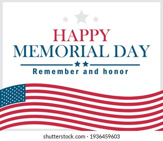 memorial day remember honor card
