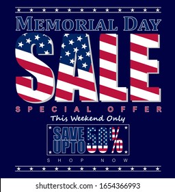 Memorial Day Sale, special offer, this weekend only, save up to 50%, shop now