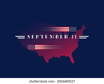 Memorial day September 11 background. USA flag. Never forget sept 11th. Patriot day background.