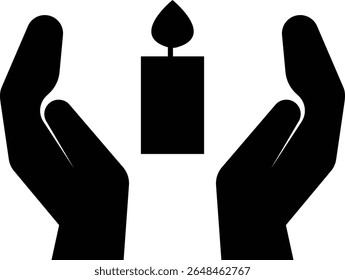 Ícone da Silhueta do Dia do Memorial, Um símbolo universal para luto, lembrança, eventos memoriais e várias causas de apoio. Homenagem Símbolos Memorial Militar, Lembrar e honrar, respeitar eventos