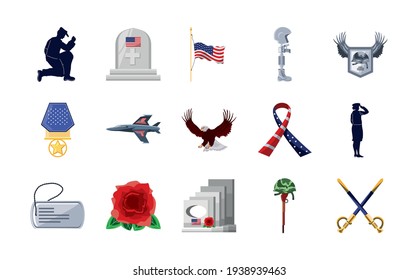 memorial day soldier flag gravestone