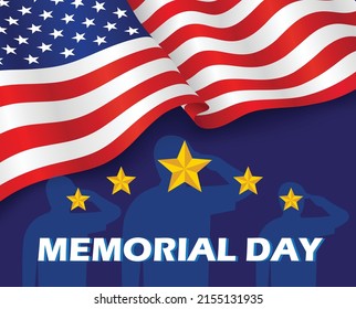 memorial day It's there to show respect. and honor the soldiers and their families