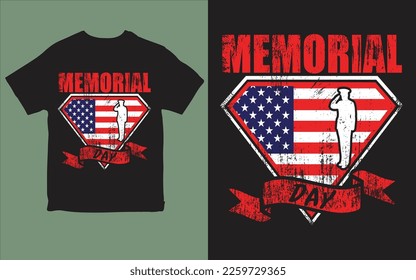 Memorial day t-shirt design vector