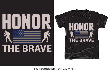 memorial day typography t-shirt design and vector graphic. Fully editable vector graphic and print ready file.. Perfect for casual, work, date, party, travel,street, and daily wear.
