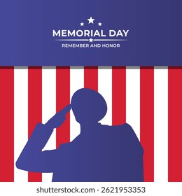 Memorial day USA. happy memorial day America. Vector illustration design