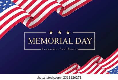 Memorial day USA Scalable vector eps