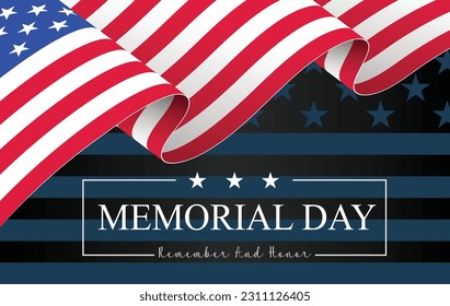Memorial day USA Scalable vector eps