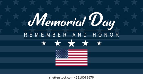 Memorial day USA vector eps 