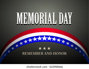 Memorial Day vector background