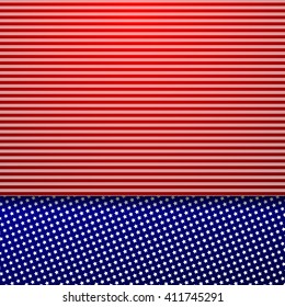 Memorial Day vector background. Holiday colorful design. Eps10