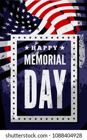 Memorial day vector illustration