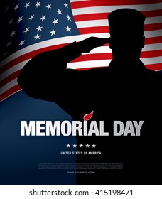 Memorial day. Vector illustration