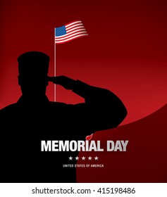 Memorial day. Vector illustration