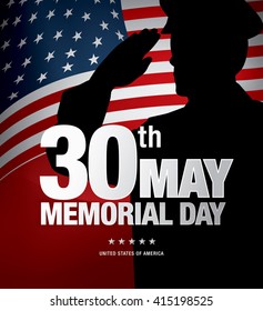 Memorial day. Vector illustration