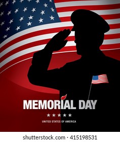 Memorial day. Vector illustration