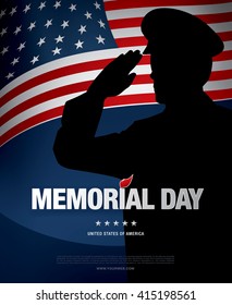 Memorial day. Vector illustration