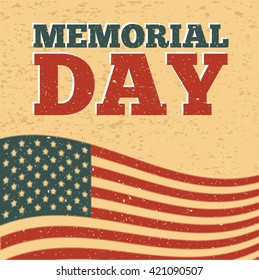Memorial day. Vector illustration