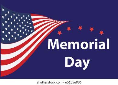 Memorial Day Vector Illustration