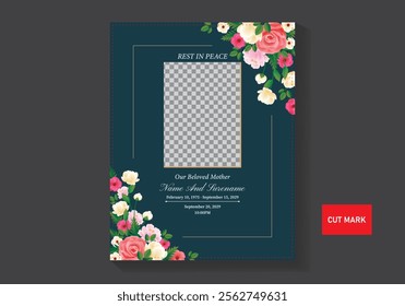 Memorial Funeral Flyer Templates illustration
