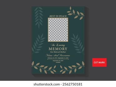 Memorial Funeral Flyer Templates illustration
