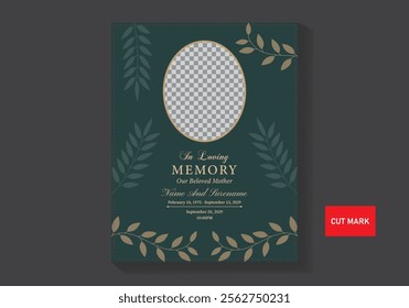 Memorial Funeral Flyer Templates illustration
