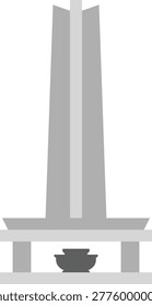 Memorial monument honoring fallen heroes with solemn atmosphere