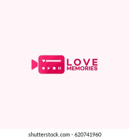 Memories collection, Love Videography logo template designs