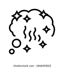 memories and nostalgia line icon vector. memories and nostalgia sign. isolated contour symbol black illustration