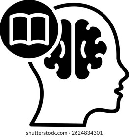 Ilustração de vetor misto do ícone de memorização