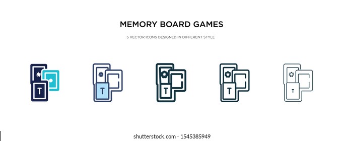 memory board games icon in different style vector illustration. two colored and black memory board games vector icons designed in filled, outline, line and stroke style can be used for web, mobile,