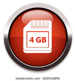 memory card flat icon